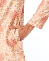 Manyavar Men Peach Kurta Pant Set