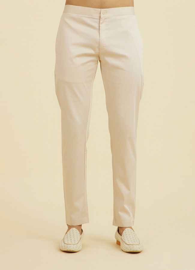 Manyavar Men Peach Kurta Pant Set