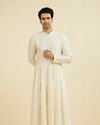 Cream Elegance Kurta Pajama
