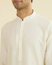 Manyavar Men Radiant Cream Kurta Pajama