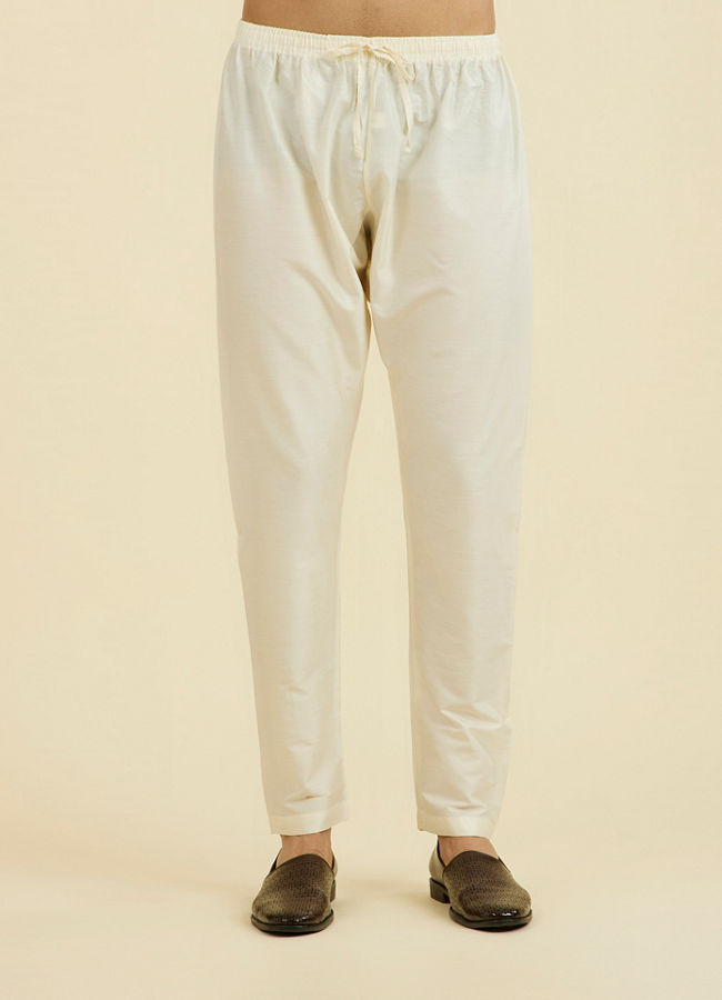 Manyavar Men Radiant Cream Kurta Pajama