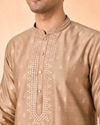 Manyavar Men Walnut Majesty Kurta Pajama