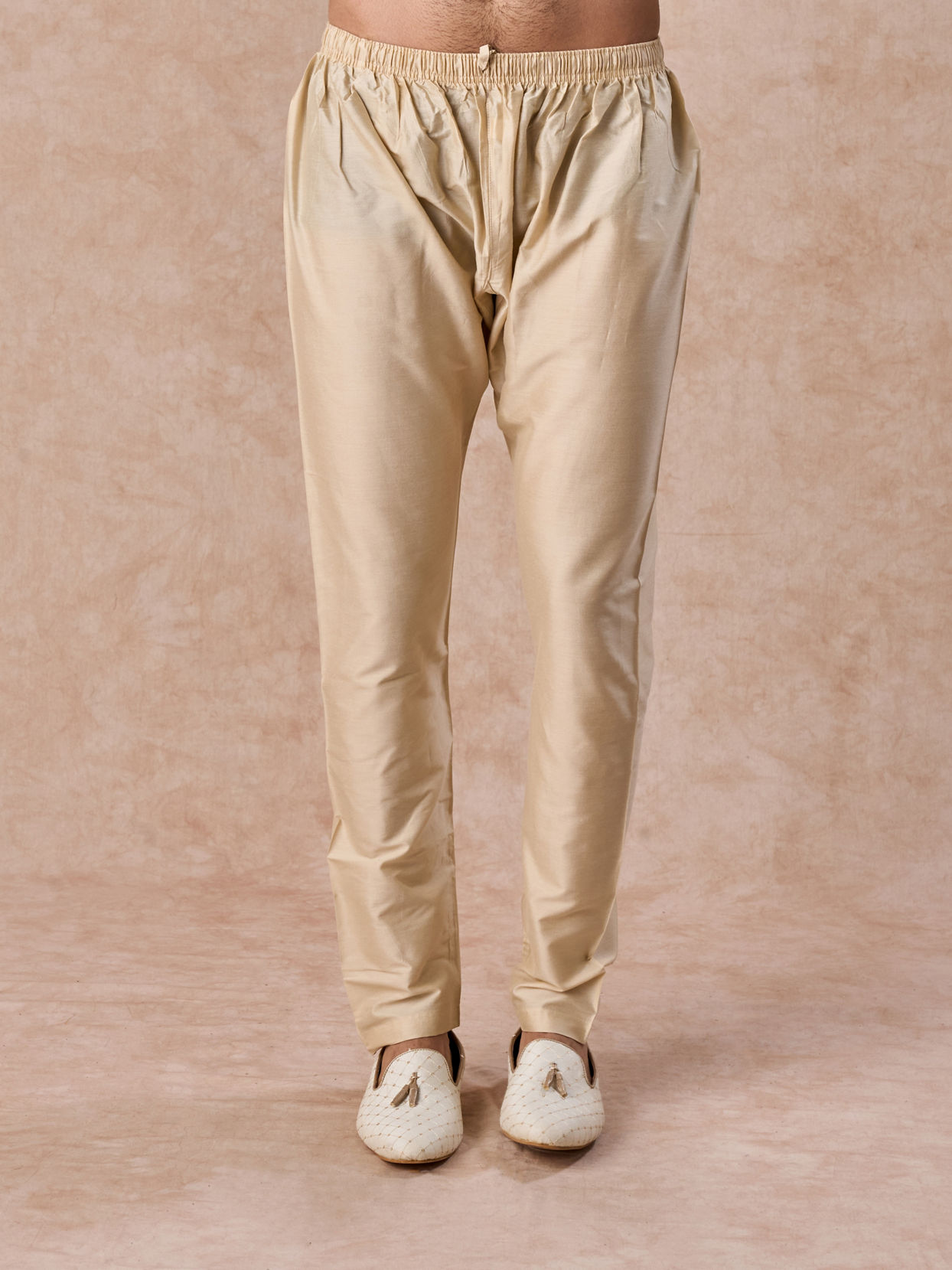 Manyavar Men Glittering Gold Kurta Pajama