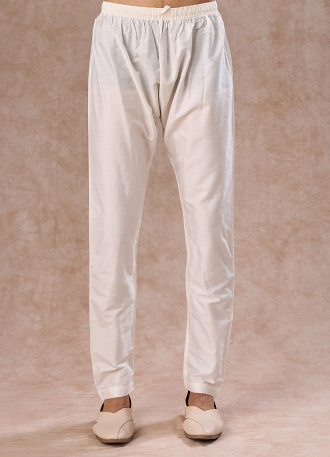 Manyavar Men Elegant Tan Kurta Pajama Set