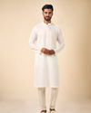 Manyavar Men Elegant White Kurta Pajama