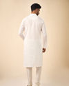 Manyavar Men Elegant White Kurta Pajama