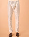 Manyavar Men Cream Delight Kurta Pajama