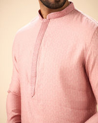 Manyavar Men Pink Elegance Kurta Pajama