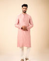 Manyavar Men Pink Elegance Kurta Pajama