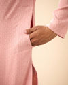 Manyavar Men Pink Elegance Kurta Pajama