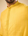 Manyavar Men Sunset Glow Yellow Kurta Pajama