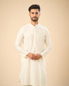 Enthralling Cream Kurta Pajama