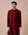 Maroon Majesty Kurta Pajama