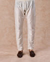 Manyavar Men Warm White Kurta Pajama
