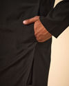 Manyavar Men Black Elegance Kurta Pajama