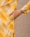 Manyavar Men Mustard Yellow Kurta Pajama