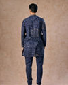 Manyavar Men Dark Blue Regalia Kurta Pajama