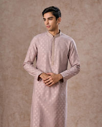 Manyavar Men Elegant Lilac Kurta Pajama Set