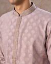 Manyavar Men Elegant Lilac Kurta Pajama Set