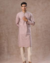 Manyavar Men Elegant Lilac Kurta Pajama Set