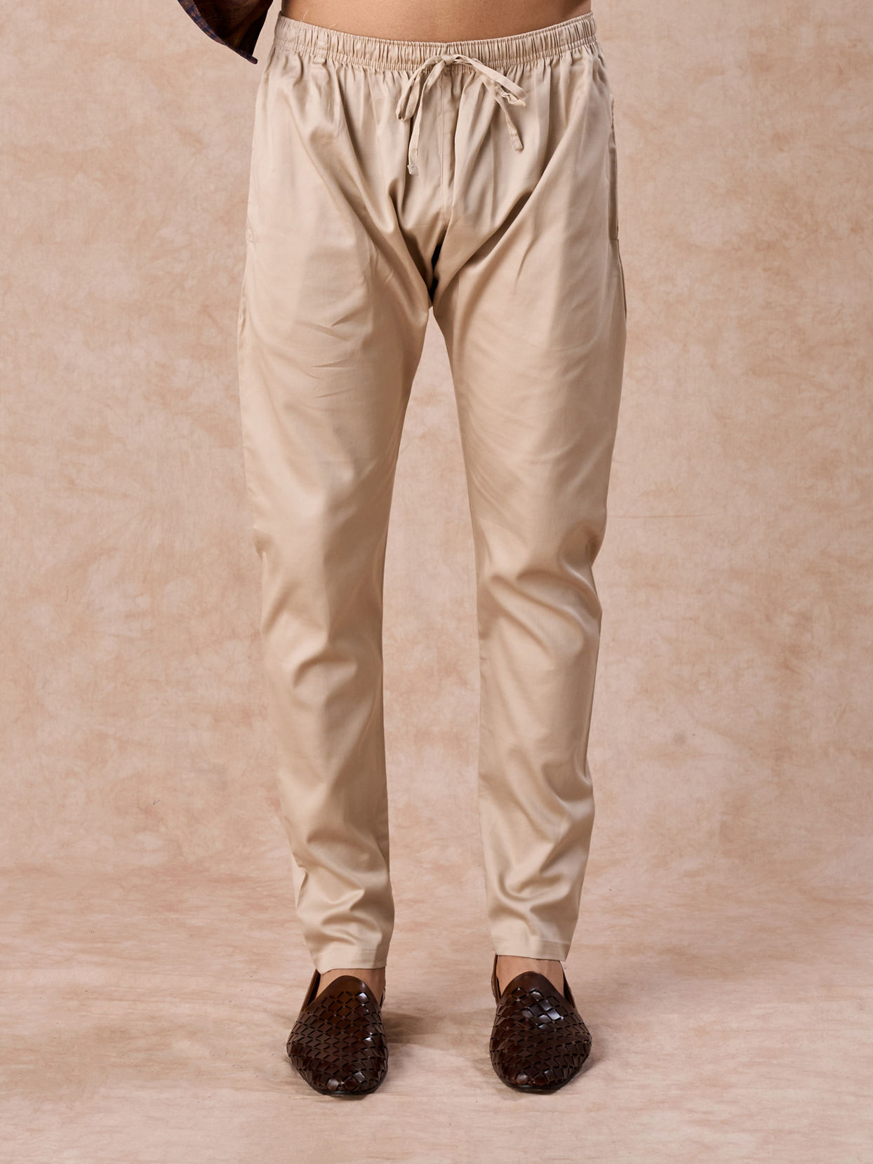 Manyavar Men Elegant Dark Blue Kurta Pajama