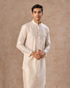 Cream Elegance Kurta Pajama