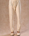 Manyavar Men Cream Elegance Kurta Pajama