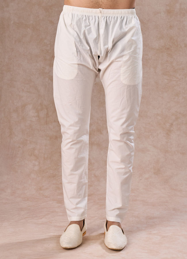 Manyavar Men Olive Green Cotton Kurta Pajama