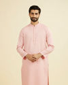 Peach Cotton Kurta Pajama