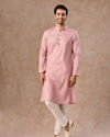 Manyavar Men Dusty Pink Regalia Kurta Pajama