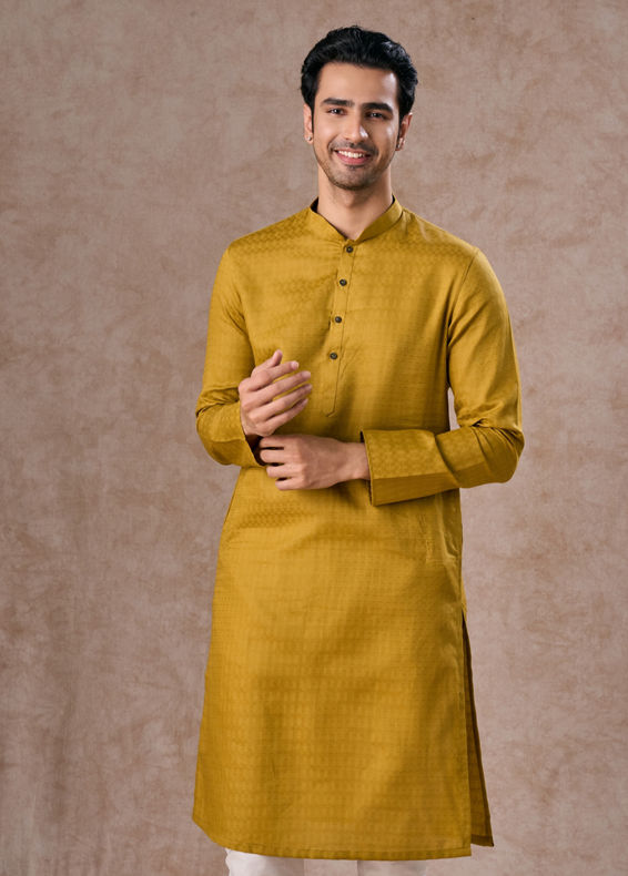 Manyavar Men Emerald Elegance Kurta Pajama