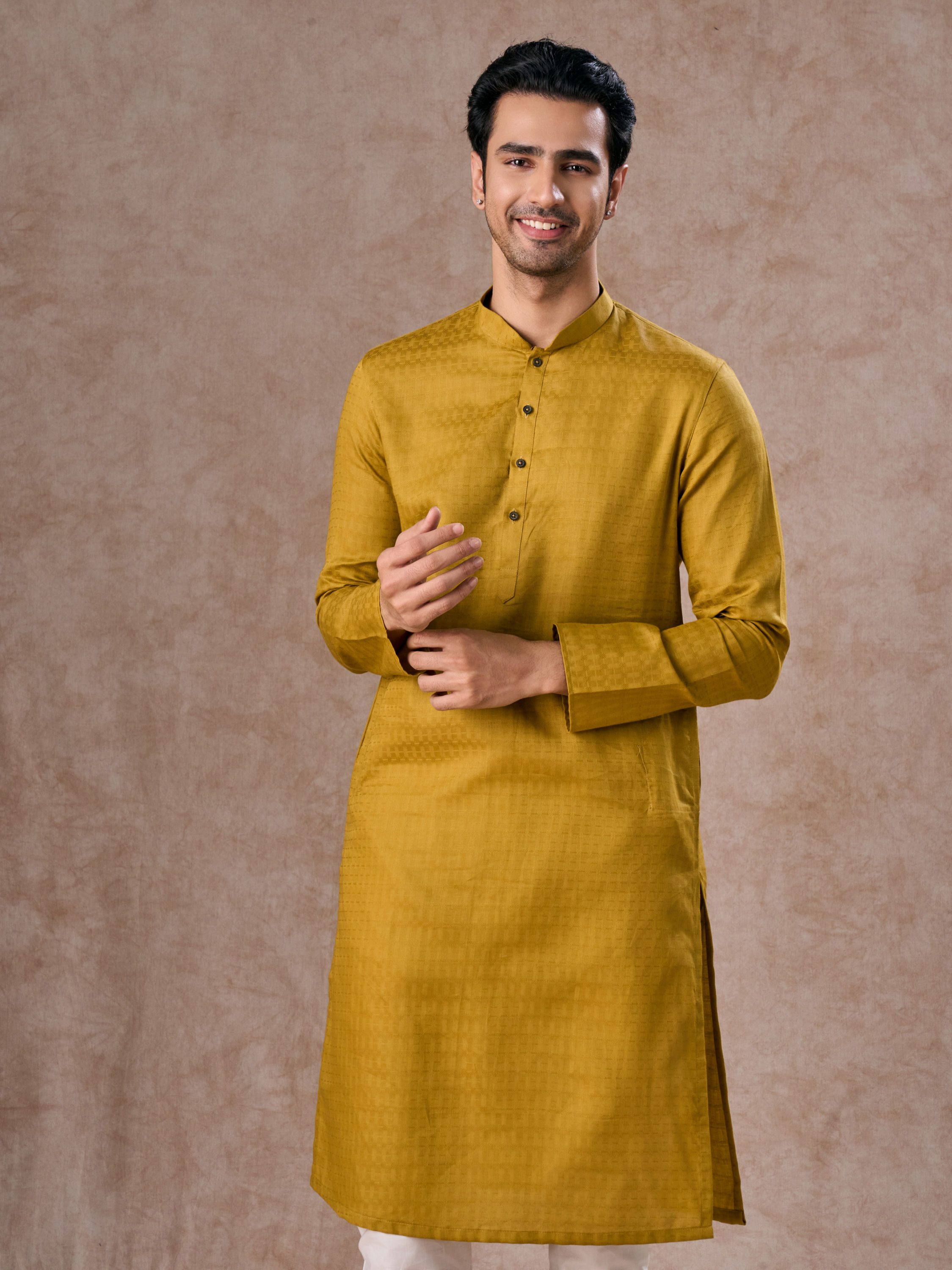 Manyavar Men Emerald Elegance Kurta Pajama