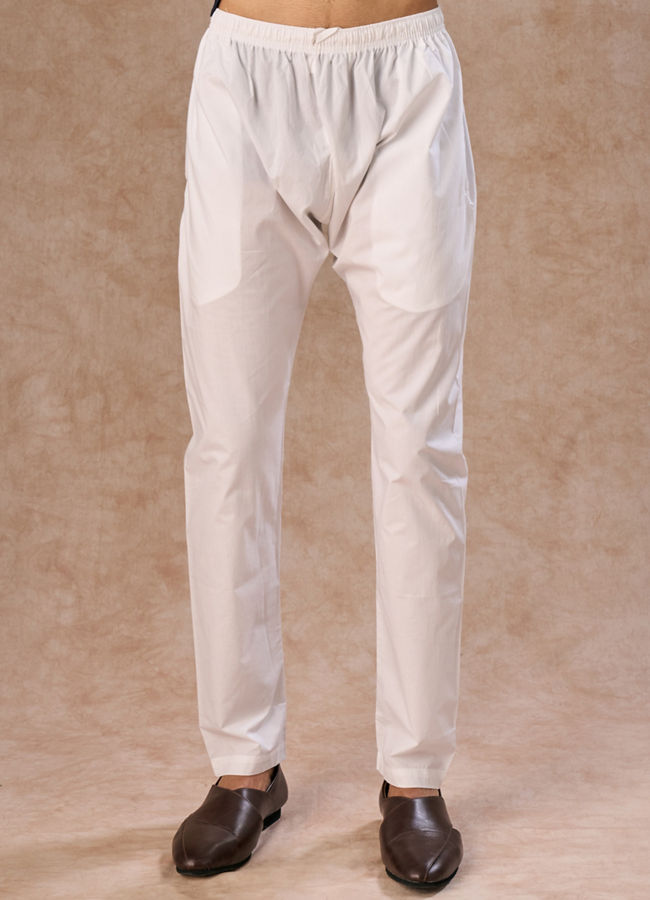 Manyavar Men Dark Blue Elegance Kurta Pajama