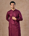 Wine Hues Cotton Kurta Pajama