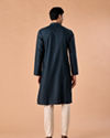 Manyavar Men Teal Blue Radiance Kurta Pajama