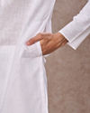 Manyavar Men Elegant White Kurta Pajama