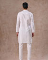 Manyavar Men Elegant White Kurta Pajama