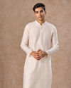 Manyavar Men Classy Cream Kurta Pajama