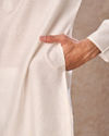 Manyavar Men Classy Cream Kurta Pajama