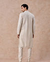 Manyavar Men Regal Cream Georgette Kurta Pajama