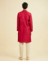 Manyavar Men Festive Red Kurta Pajama Set