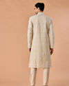 Manyavar Men Pista Green Elegance Kurta Pajama