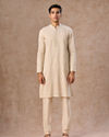 Manyavar Men Glistening Gold Kurta Pajama