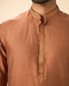 Manyavar Men Tan Harmony Kurta Pajama