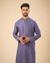 Purple Elegance Kurta Pajama