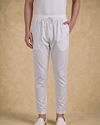 Manyavar Men Elegant White Kurta Pajama