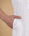 Manyavar Men Elegant White Kurta Pajama