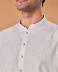 Manyavar Men Elegant White Kurta Pajama