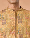 Manyavar Men Mustard Majesty Kurta Pajama