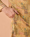 Manyavar Men Mustard Majesty Kurta Pajama